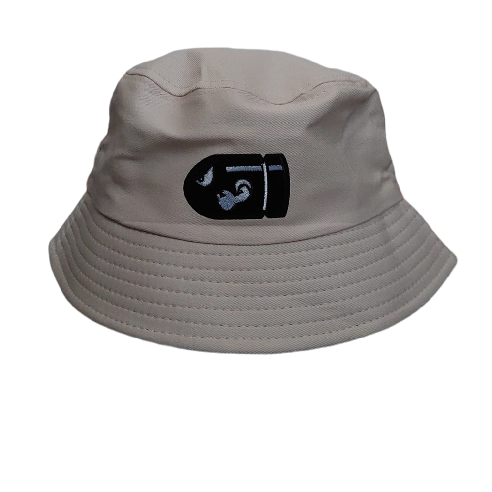 Animated bullet patch bucket hat unisex